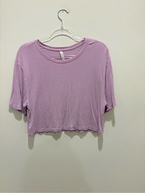 Fabletics Lilac Cropped Tee